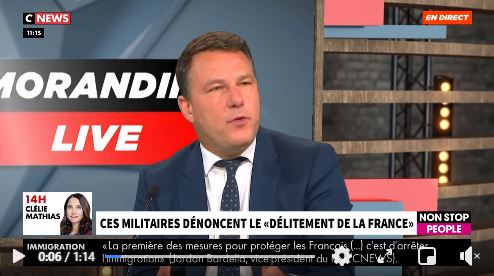 Marine Le Pen partage les inquiétudes de ces militaire