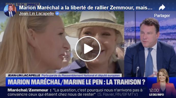 Marine Le Pen est la principale candidate du camp national