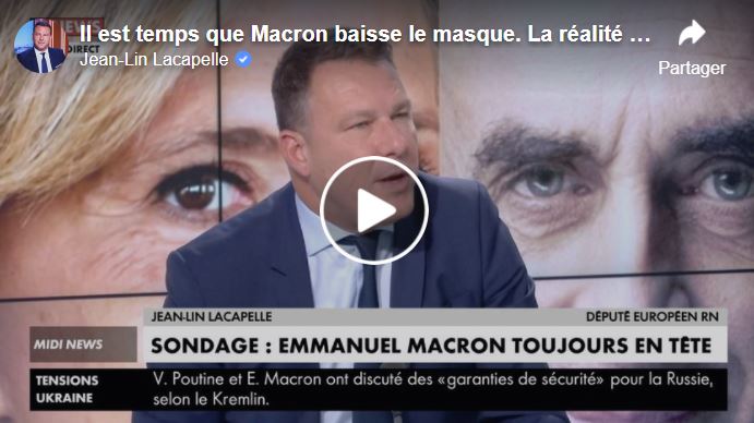 Il est temps que Macron baisse le masque.